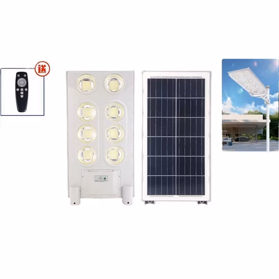 Lampione stradale per sistema solare tutto in uno impermeabile da esterno 100W 200W 300W